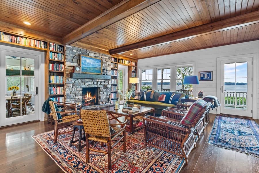 Classic Lakehouse Living Room